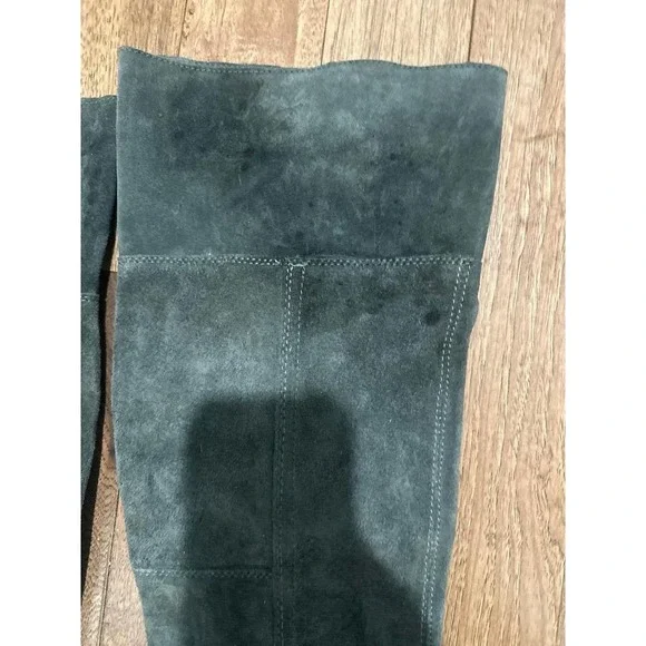 Chinese Laundry Tripin Gray Suede Over The Knee Boots Women Size 8.5 - Picture 3 of 6